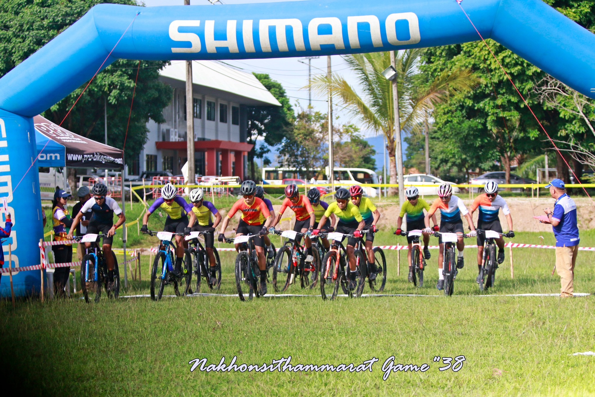 การแข่งขันจักรยาน รายการกีฬาเยาวชนแห่งชาติ ครั้งที่ 38 “นครศรีธรรมราชเกมส์” รอบคัดเลือกภาค 4 ณ สนาม มหาวิทยาลัยวลัยลักษณ์