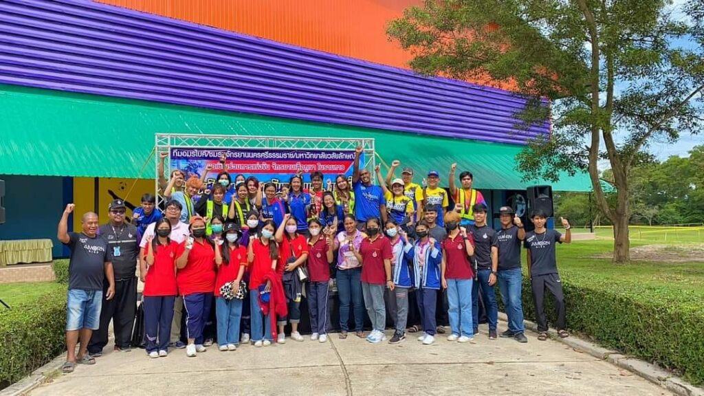 นักกีฬาจักรยานทั่วภาคใต้กว่า200 ชีวิตเข้าร่วมการแข่งขันเพื่อพัฒนาฝือมือ ที่ ม.วลัยลักษณ์