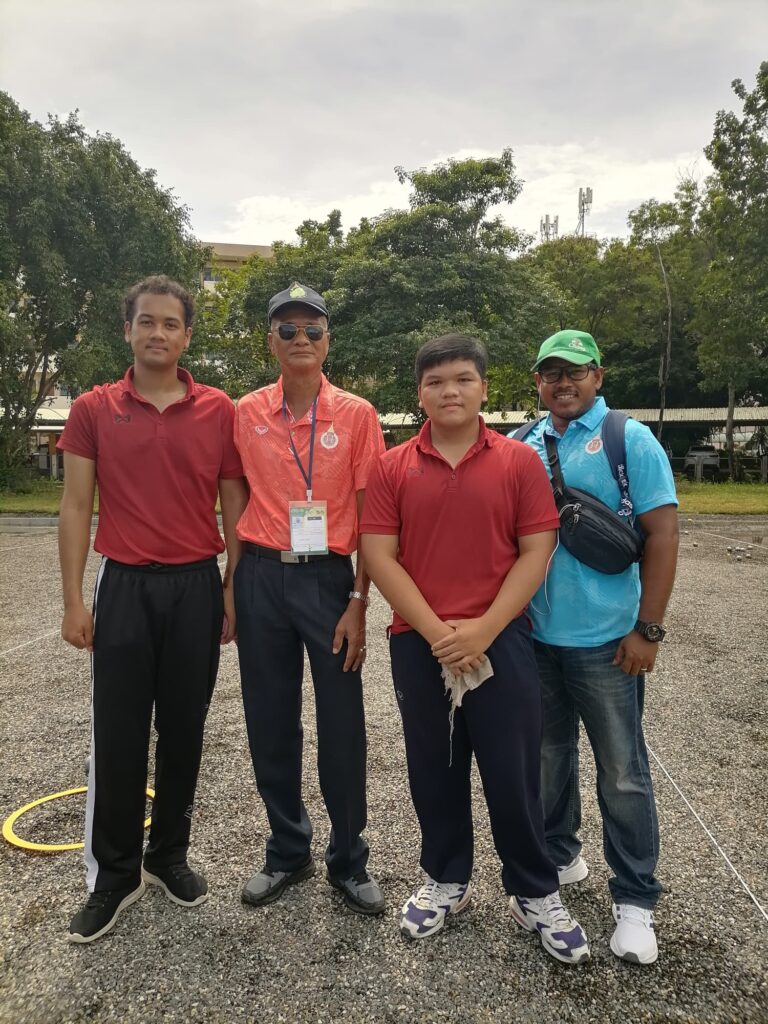 นักกีฬาเปตอง มวล. ผ่านการแข่งขันรอบคัดเลือกเขตภาคใต้ การแข่งขันกีฬามหาวิทยาลัยแห่งประเทศไทย ครั้งที่ 49