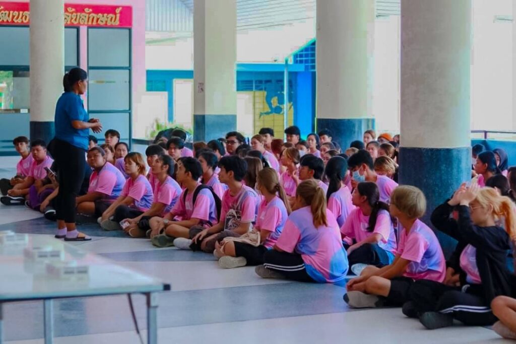 ฝ่ายวิทยาศาสตร์การกีฬาและสุขภาพ จัดกิจกรรมทดสอบสมรรถภาพทางกายนักศึกษารายวิชากีฬาและสุขภาพ ครั้งที่ 2 ซึ่งเป็นการทดสอบหลังเรียน