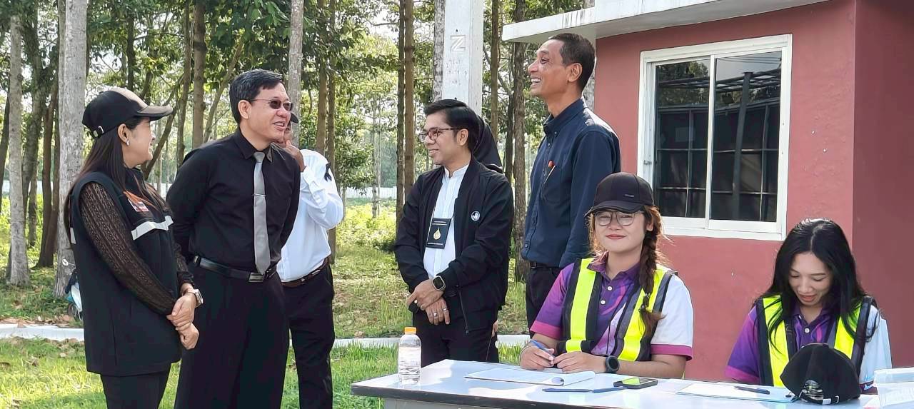 ศสพน. ร่วมกับ ส่วนบริการกลาง และ สภ.ท่าศาลา กวดขันวินัยจราจรบริเวณจุดตรวจวลัยคมเพื่อส่งเสริมวินัยจราจรสวมหมวกนิรภัย