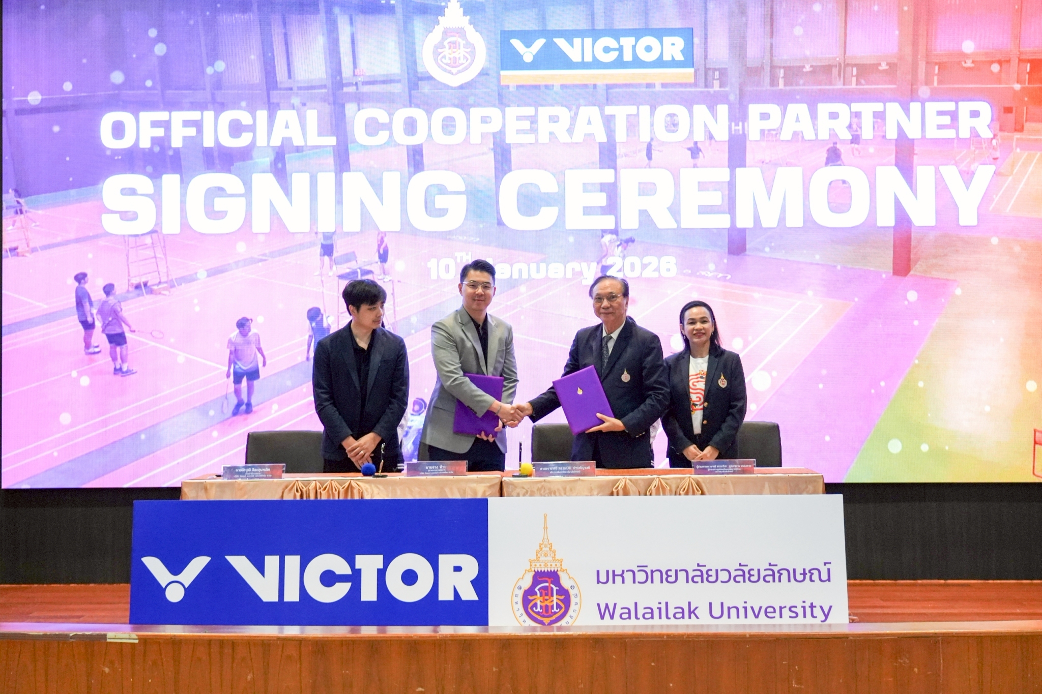 มวล. จับมือ 'วิคเตอร์ สปอร์ตส์' เซ็น MOU ยกระดับวงการแบดมินตันสู่ความเป็นเลิศ