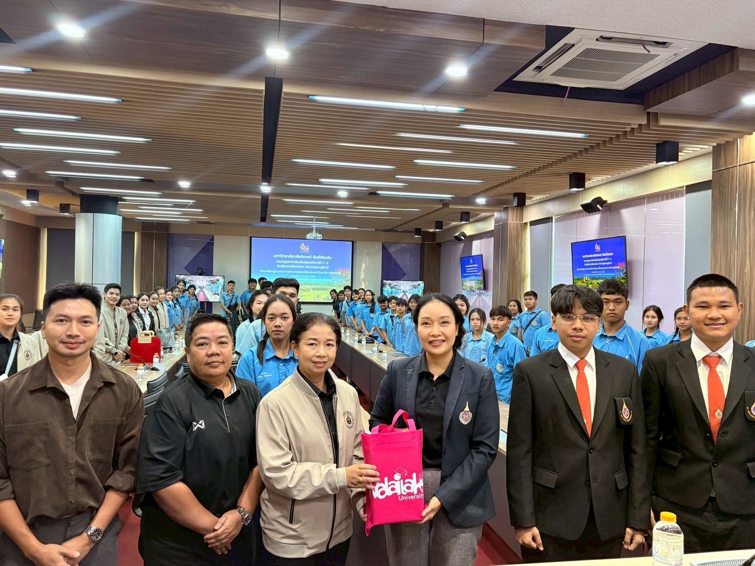 ศสพน. ร่วมต้อนรับและให้ข้อมูลแก่นักศึกษา/คณะครูโรงเรียนท่าเฟืองวิทยา จ.สุราษฎร์ธานี