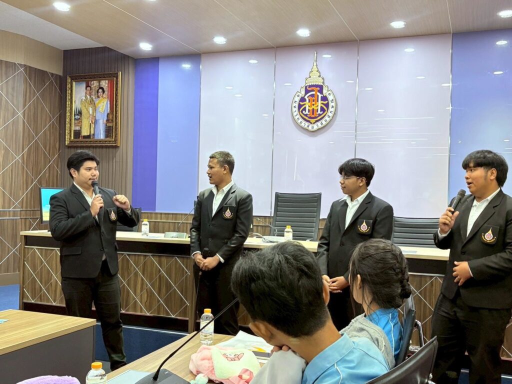 ศสพน. ร่วมต้อนรับและให้ข้อมูลแก่นักศึกษา/คณะครูโรงเรียนท่าเฟืองวิทยา จ.สุราษฎร์ธานี