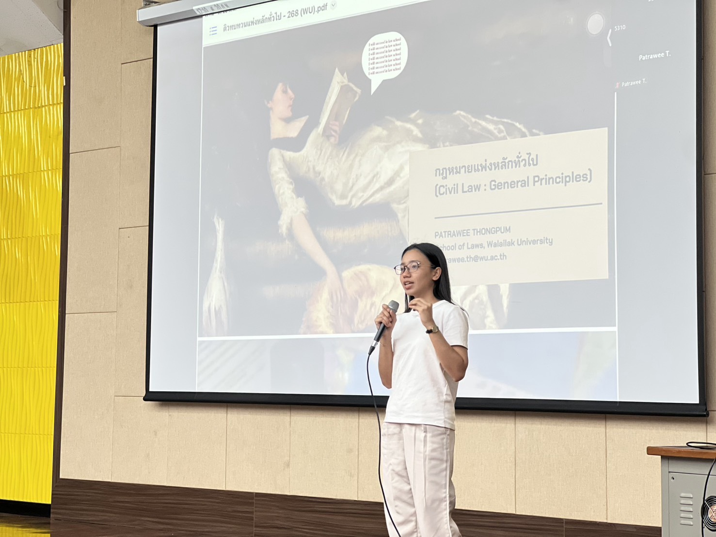 นักศึกษานิติฯ ติวเข้มก่อนสอบปลายภาค 2/2568