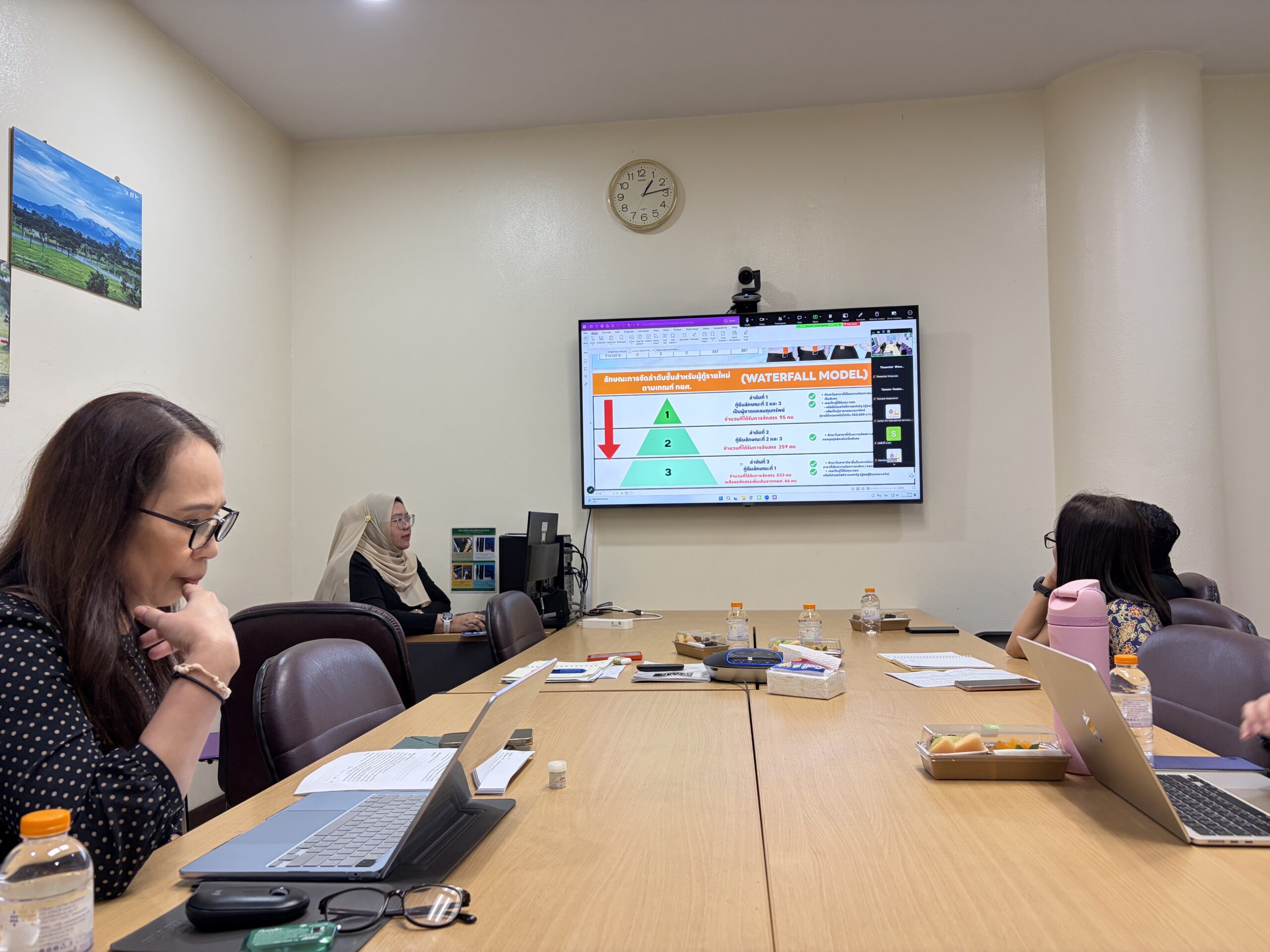 งานทุนการศึกษาจัดประชุมให้ข้อมูลการให้บริการกองทุนเงินเพื่อการศึกษา (กยศ.) ปีการศึกษา 2569 แก่รองคณบดี/ผู้ช่วยคณบดีฝ่ายกิจการนักศึกษา