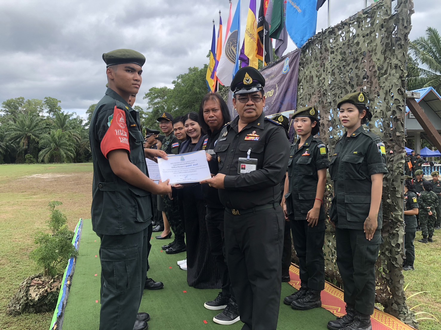 พิธีปิดการฝึกภาคปกติของนักศึกษาวิชาทหาร ชั้นปีที่ 1-3 ประจำปีการศึกษา 2569